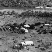 Aerial view of Doomadgee Mission, 1950